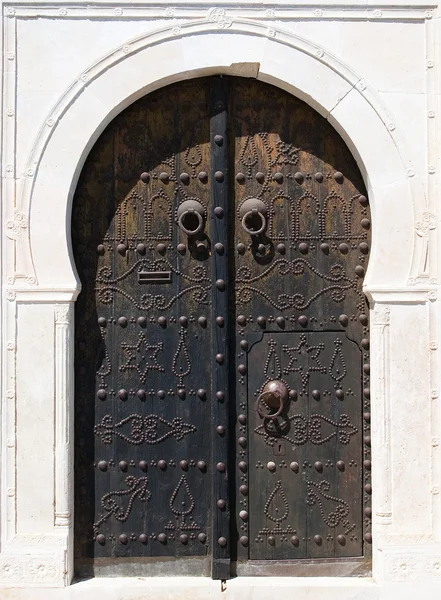 stock image Ancient Grunge Door Made of Wood and Metal