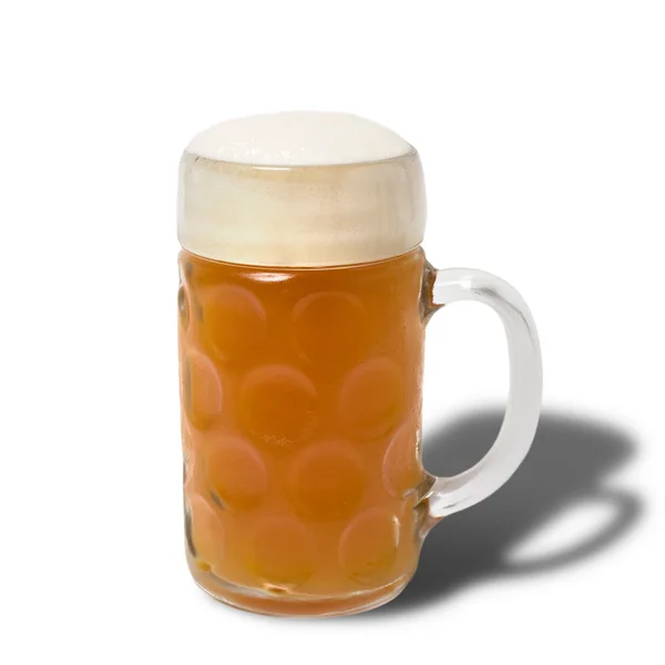 Баварский бокал пива Октоберфест — стоковое фото