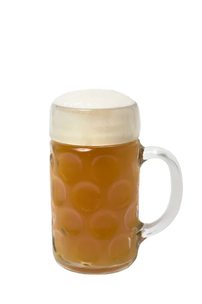 Баварский бокал пива Октоберфест — стоковое фото