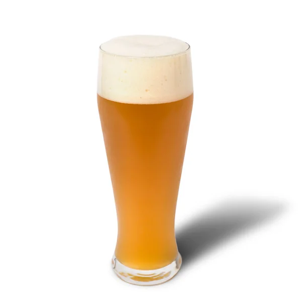 巴伐利亚慕尼黑啤酒节啤酒玻璃隔离在白色 — 图库照片