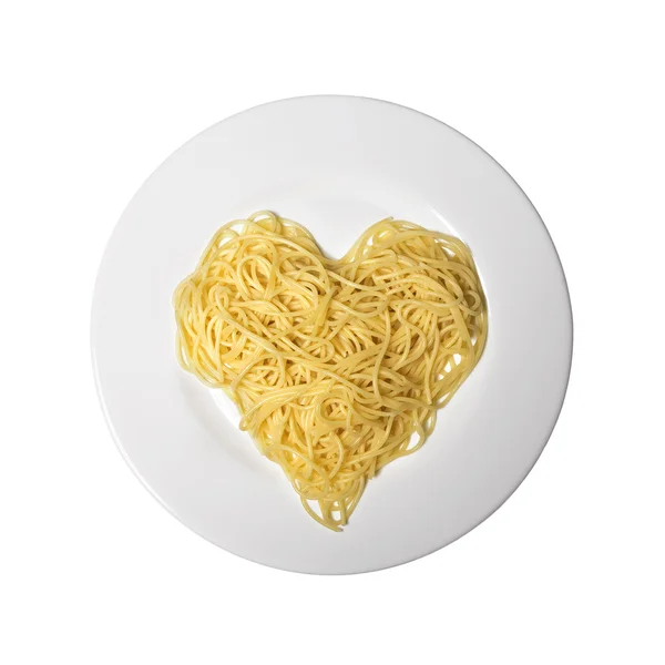 Italiaans eten spaghetti — Stockfoto