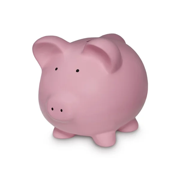 ピンクの貯金箱黄金小猪 — ストック写真
