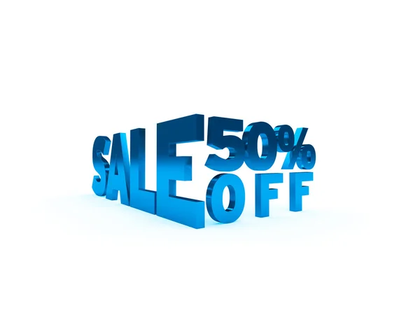 Fifty percent off Stock Image