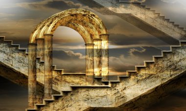 Arches of possibility clipart