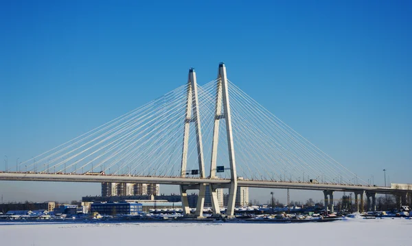 stock image Big cable-stayed bridge