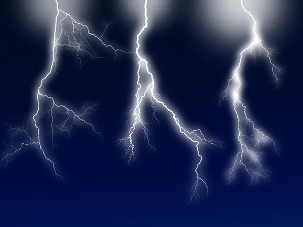 Amazing lightning — Stock Photo, Image