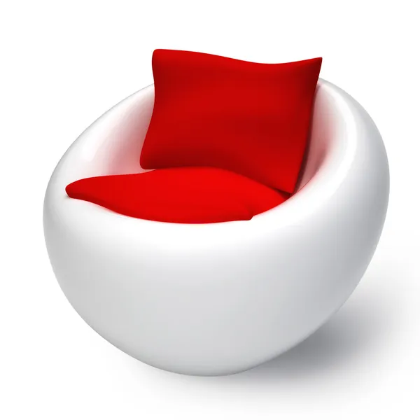 Isolated Modern Furniture White Background — Stock Photo, Image