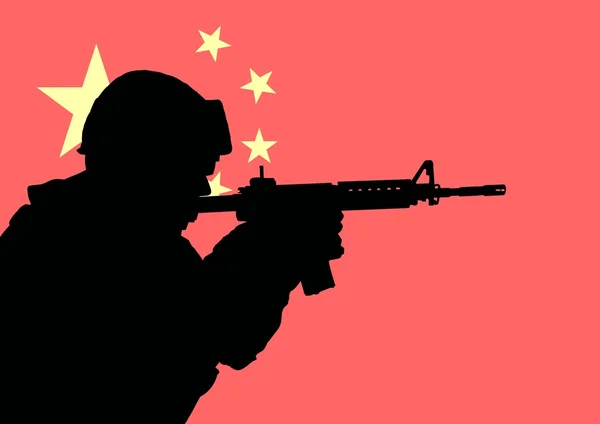 Soldado chino 2 — Foto de Stock