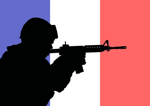 Francuski żołnierz 2 — Zdjęcie stockowe