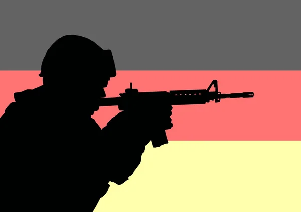 Deutscher Soldat 2 — Stockfoto