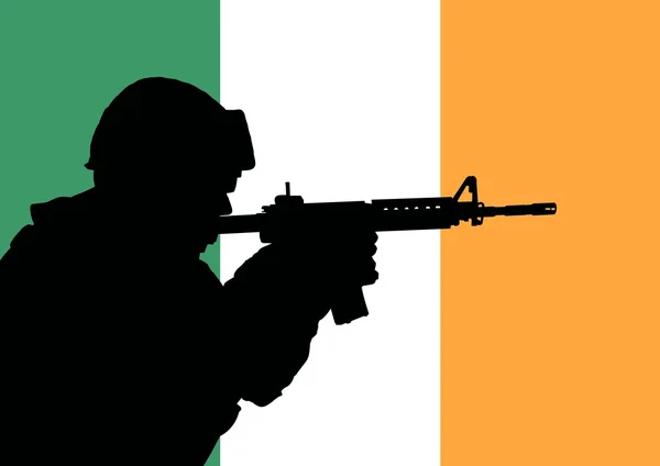 Soldado irlandês 2 — Fotografia de Stock