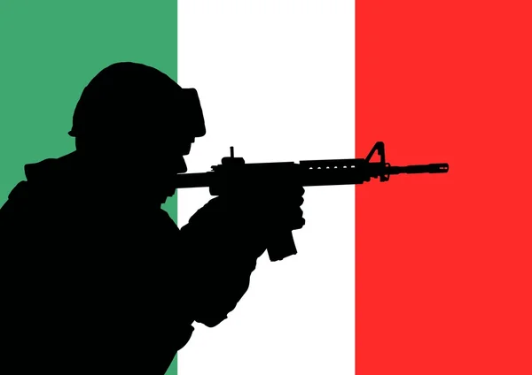 Olasz katona 2 — Stock Fotó