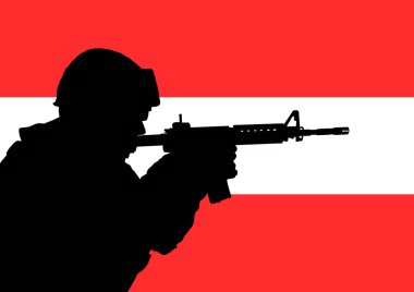 Austrian soldier 2 clipart