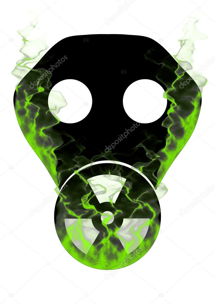 Toxic Mask and smoke