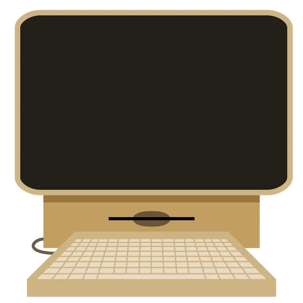 Illustration Retro Computer — Stock Photo, Image
