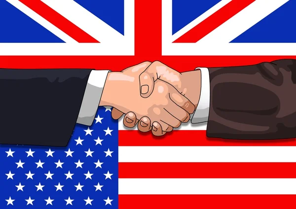 Regno Unito accordo USA — Foto Stock