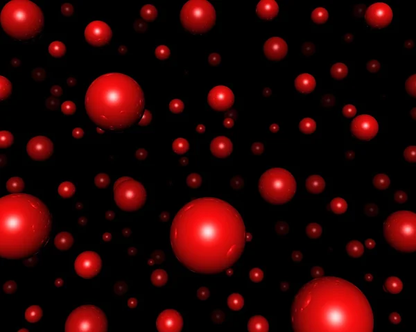 Red spheres — Stock Photo, Image