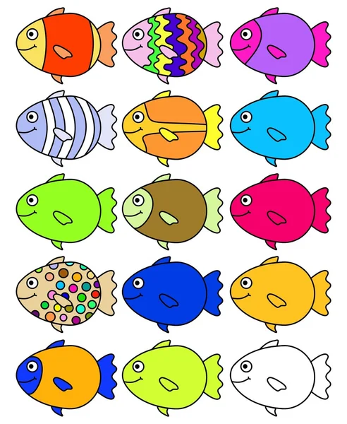 15 fish — Stock Photo, Image