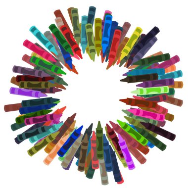 Crayon Frame clipart