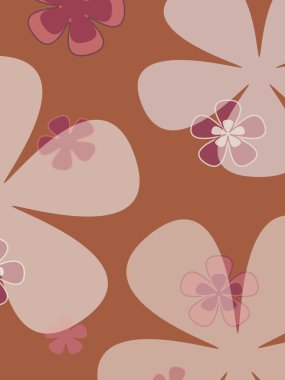 Big flowers clipart