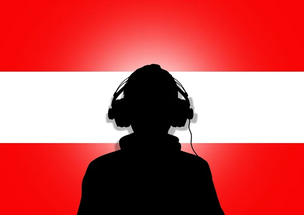 Austria música — Foto de Stock