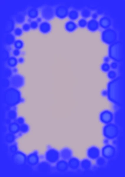 Moldura azul — Fotografia de Stock