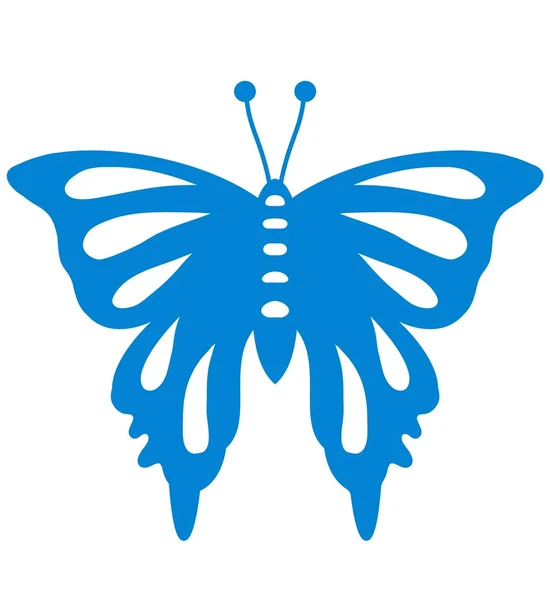 Modrý motýl — Stock fotografie