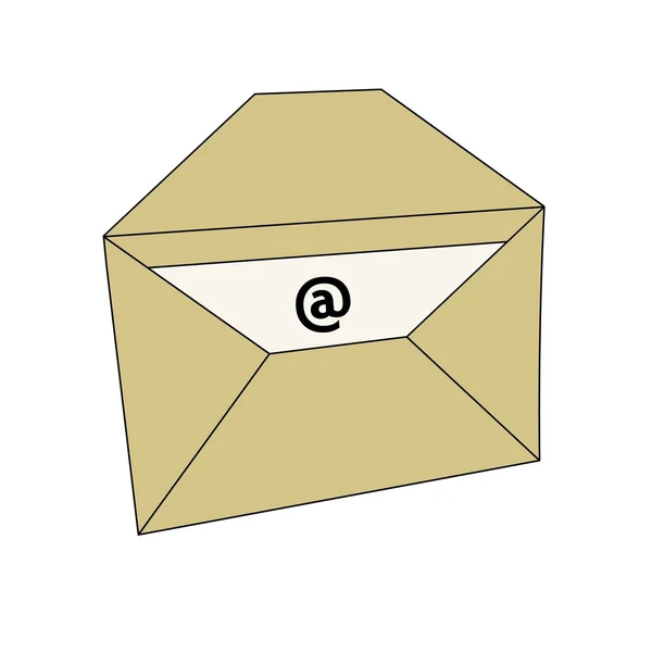 Lettera e-mail — Foto Stock