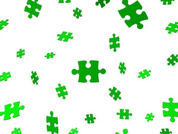 Vallende puzzels — Stockfoto