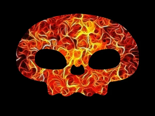 두개골 화재 — 스톡 사진
