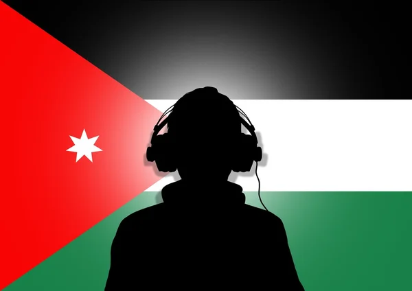 Jordanië muziek — Stockfoto