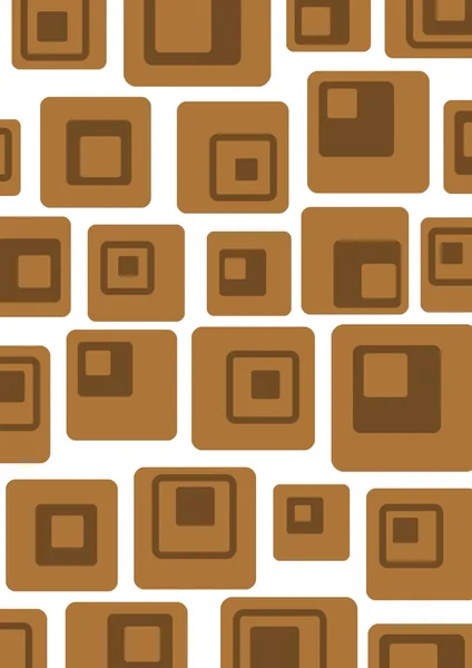 Retro brown squares — Stock Photo, Image