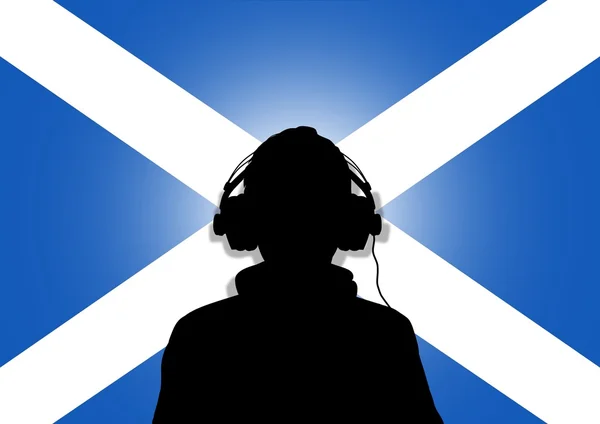 Шотландская музыка — стоковое фото