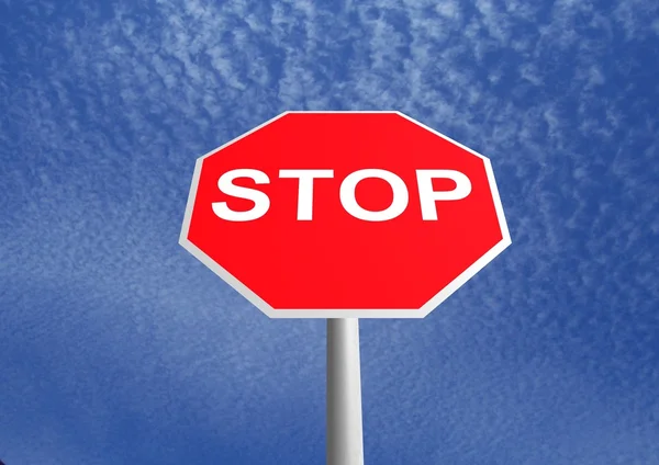 Señal de stop —  Fotos de Stock