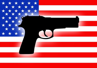 USA Gun Crime clipart