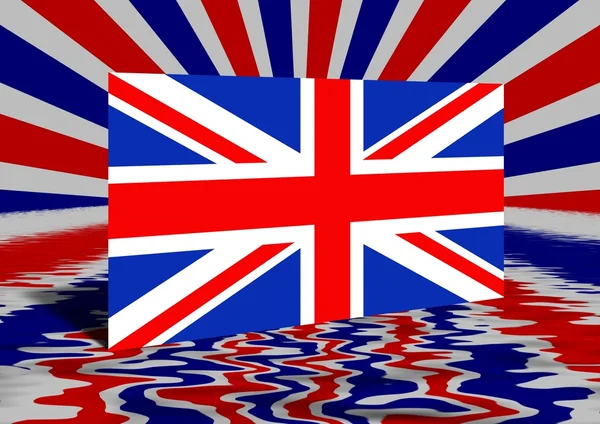 Reino Unido bandera — Foto de Stock