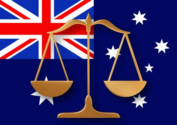 Australian justice — Stock Photo, Image