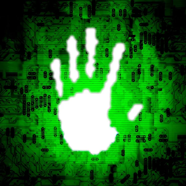 Techno-Hand — Stockfoto