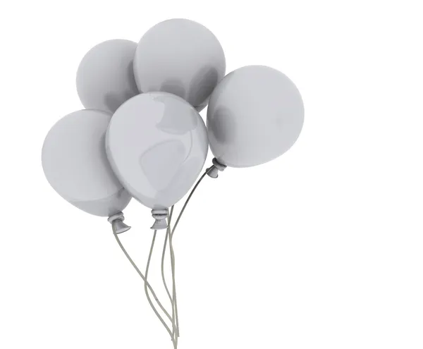 Воздушные шары 3d — стоковое фото