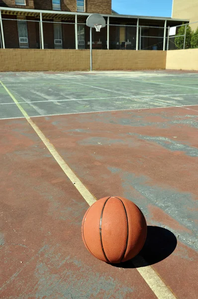 Outdoor Basketball Court — Stock Photo, Image