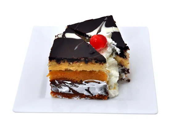 Tuxedo Cake Isolated — Stock Photo, Image