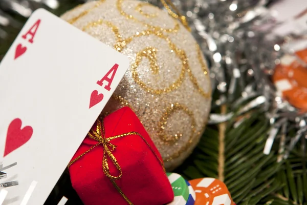 Bir Noel top Ace — Stok fotoğraf