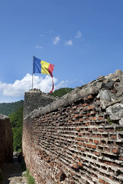 stock image Poenari Fortress, Vlad Tepes fort in Romania
