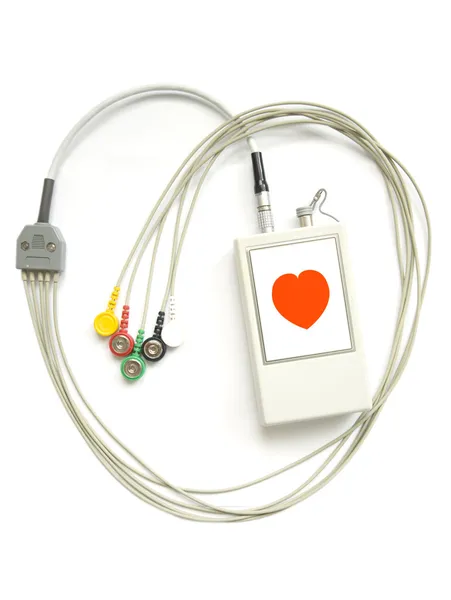 Monitorowania EKG metodą Holtera — Zdjęcie stockowe