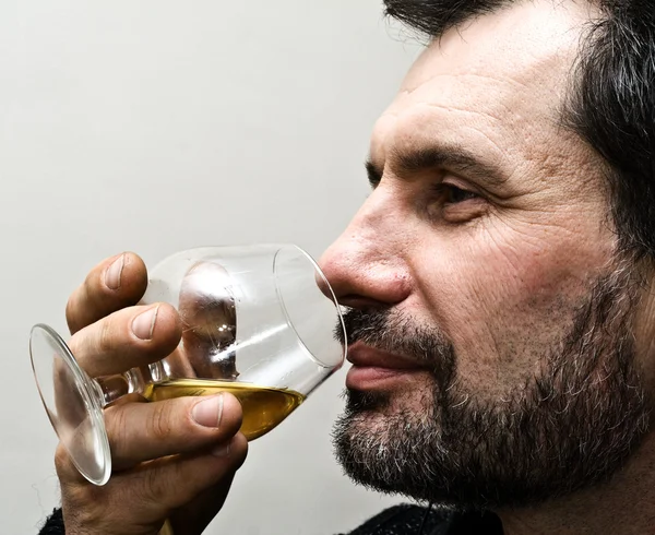 Savouring of drink — Stock Photo, Image