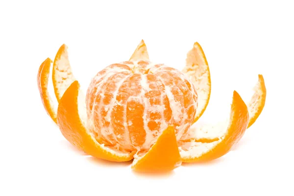 Mandarina cortada — Fotografia de Stock