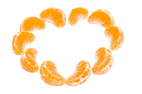 stock image Lobules of mandarine