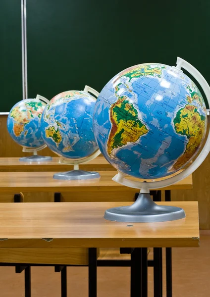 Globe on a table — Stock Photo, Image