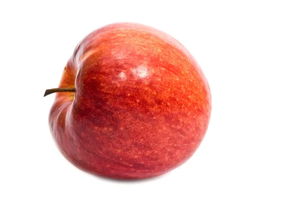 Duże czerwone jabłko — Zdjęcie stockowe