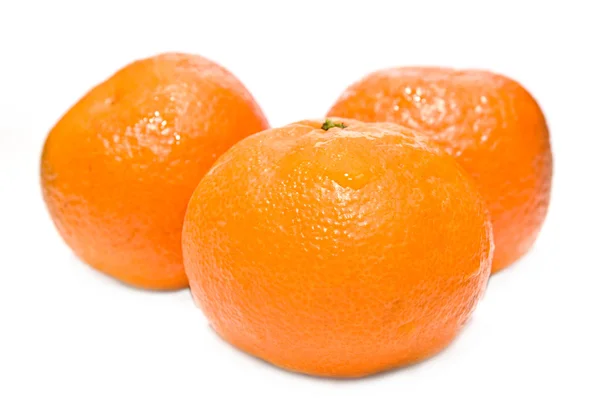 三个 mandarines — 图库照片